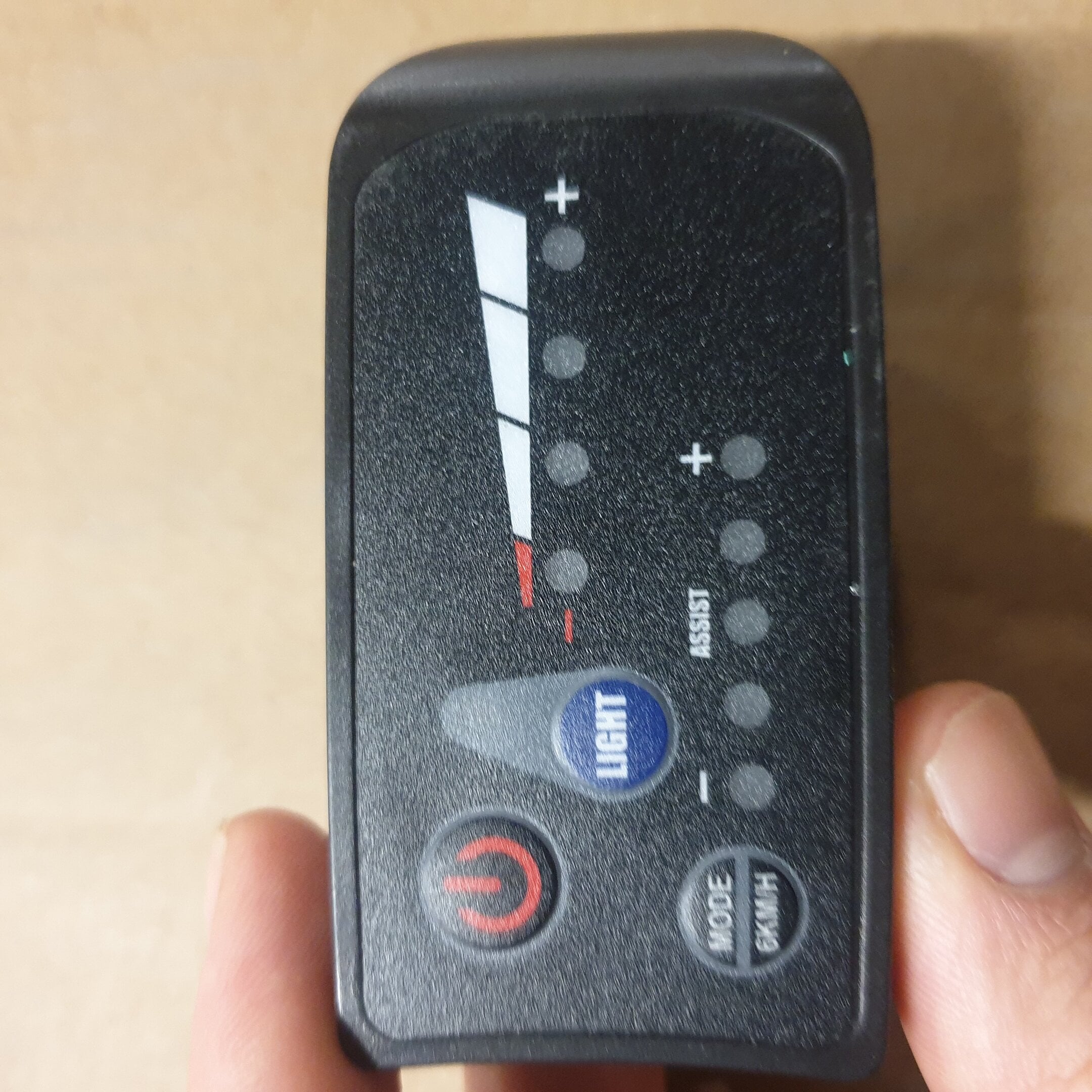 5-speed PAS-kontrolpanel til Evobike