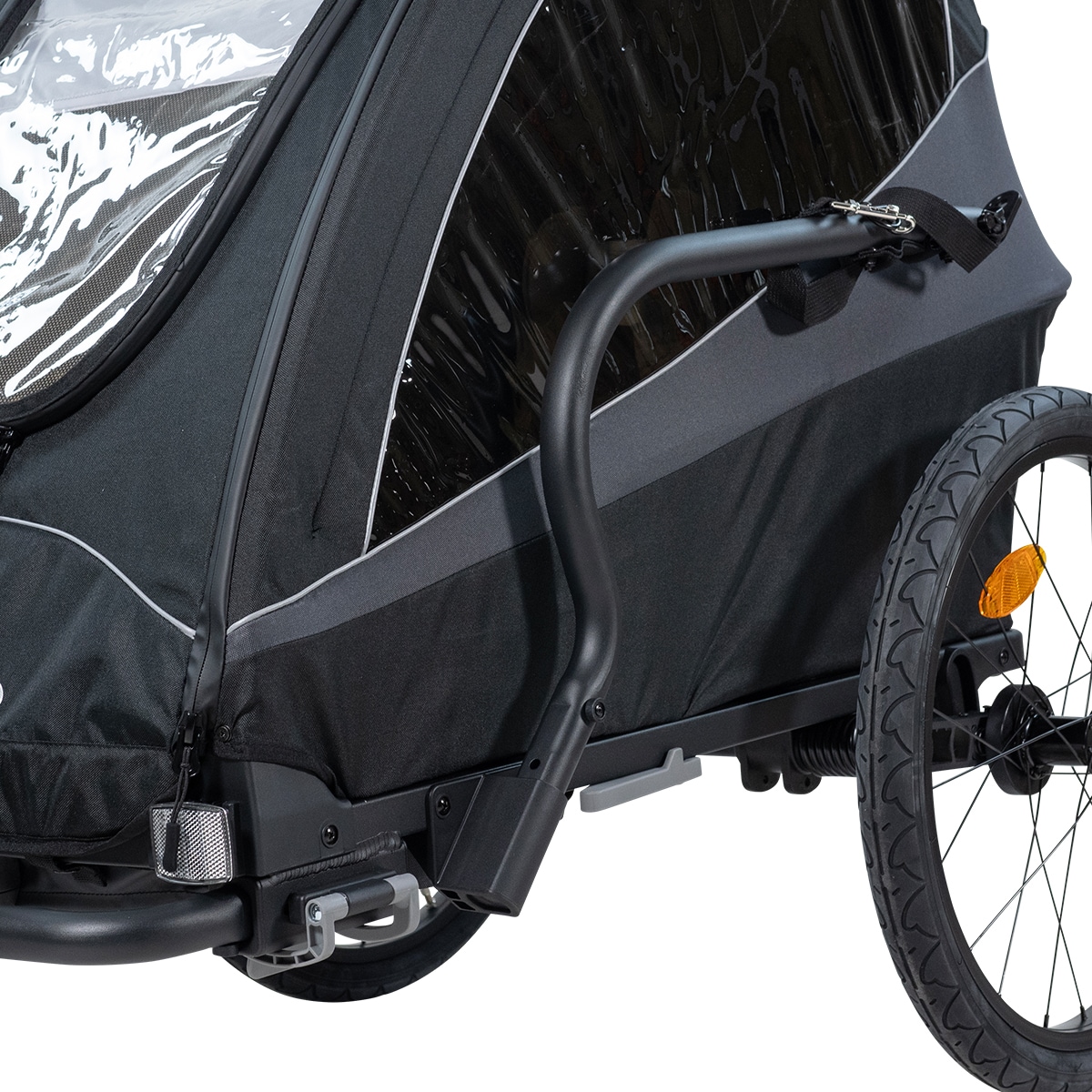 Cykelanhænger Evobike Yxlan Sort / Grå