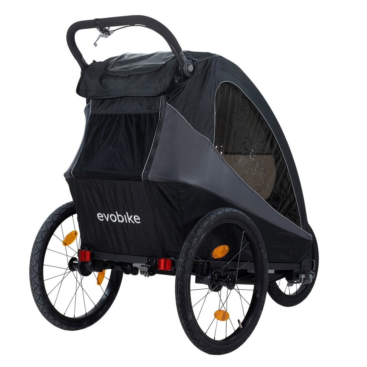 Cykelanhænger Evobike Yxlan Sort / Grå