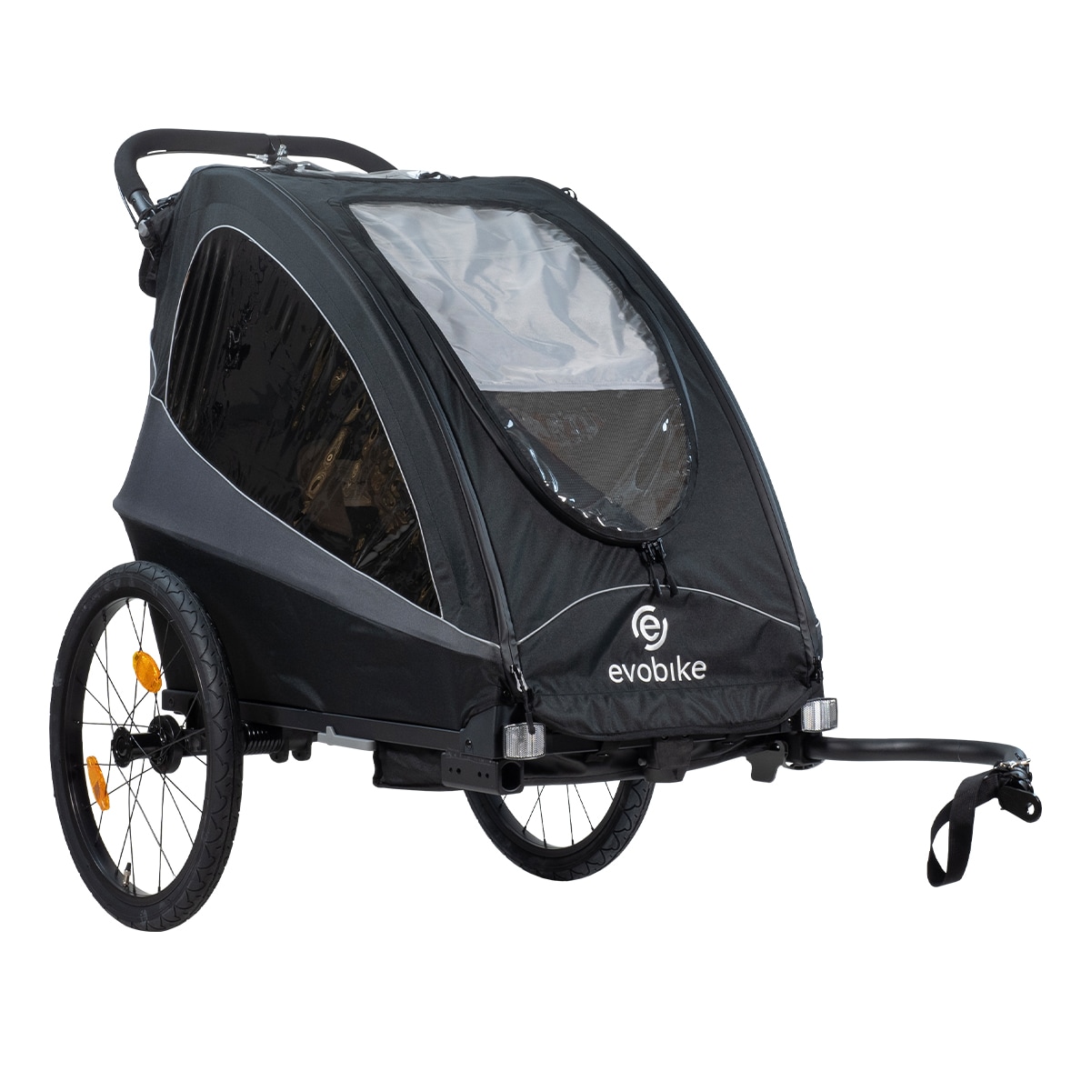 Cykelanhænger Evobike Yxlan Sort / Grå