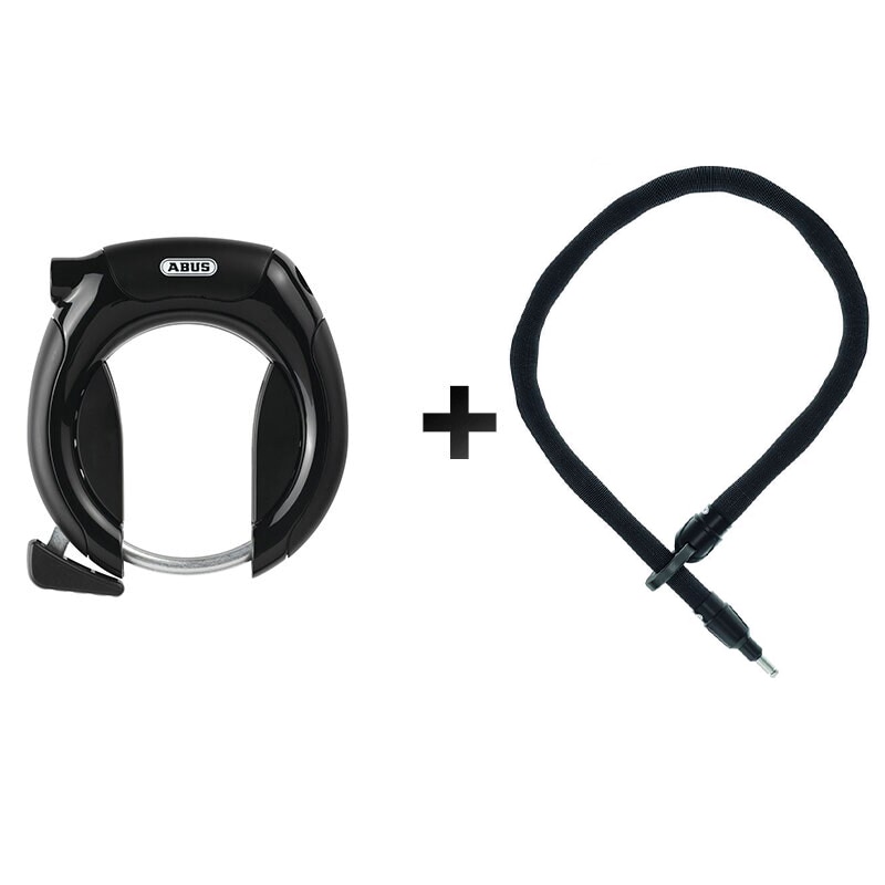 SET - ABUS Rammelås 5955 Pro Shield Plus inkl. kæde 100 cm