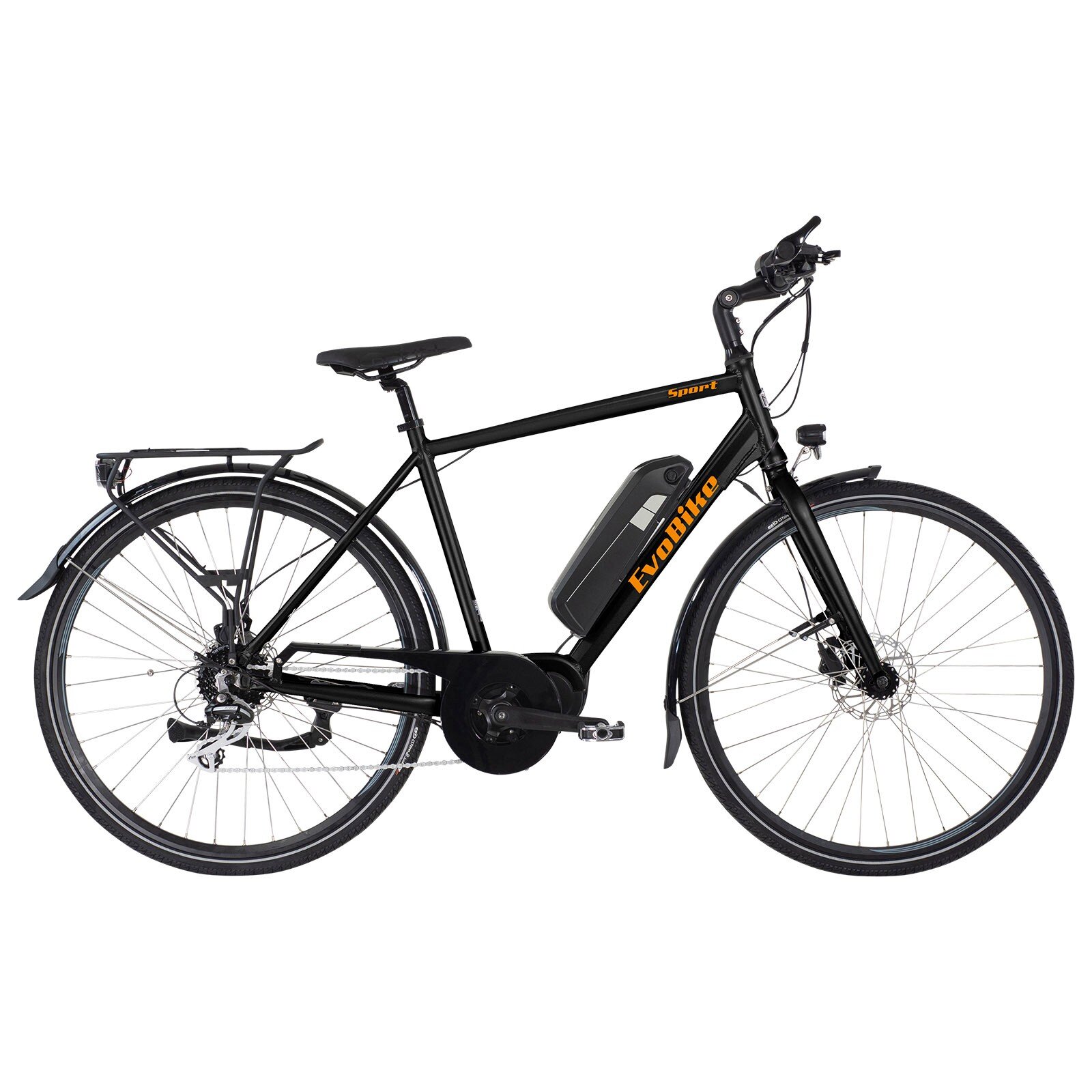 Elcykel EvoBike SPORT-8 Mid-Drive 250W - Herr