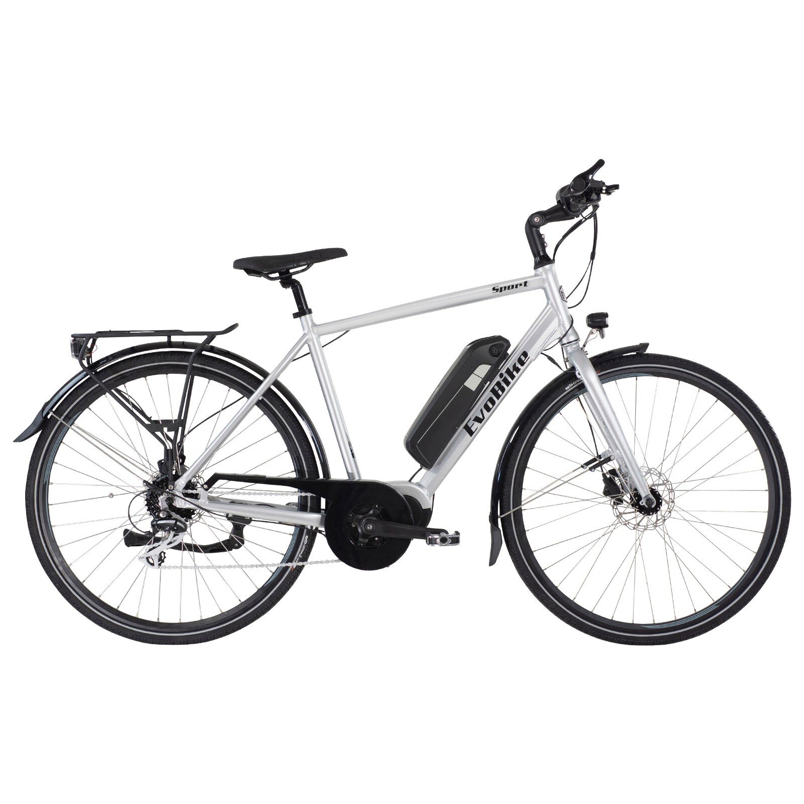 Elcykel EvoBike SPORT-8 Mid-Drive 250W, herre - 2022