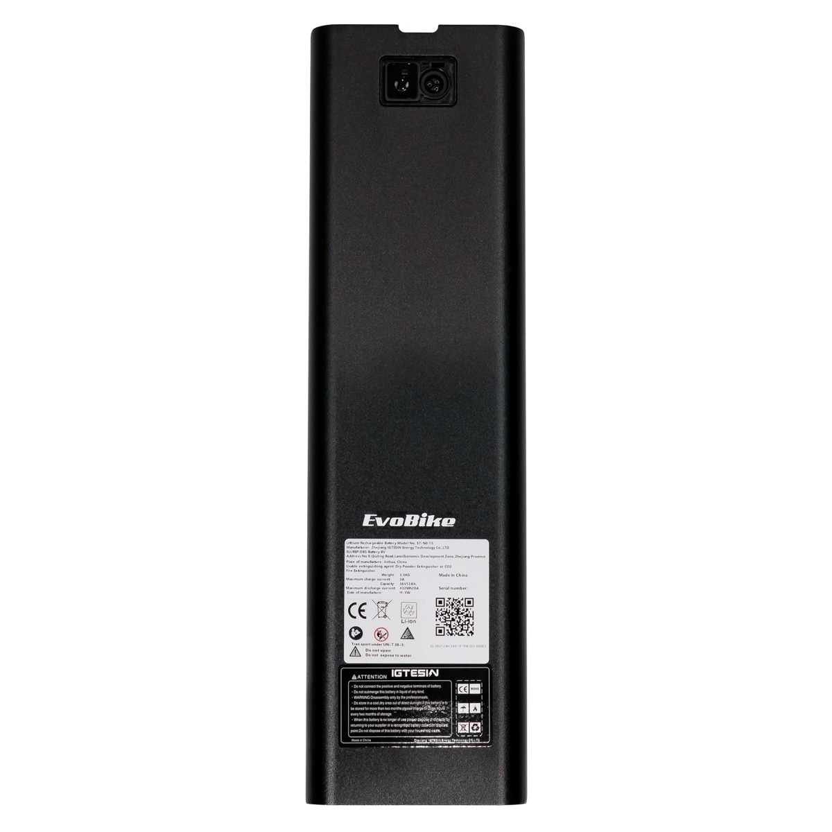 Litiumbatteri 36v 12,0Ah för Evobike Trail
