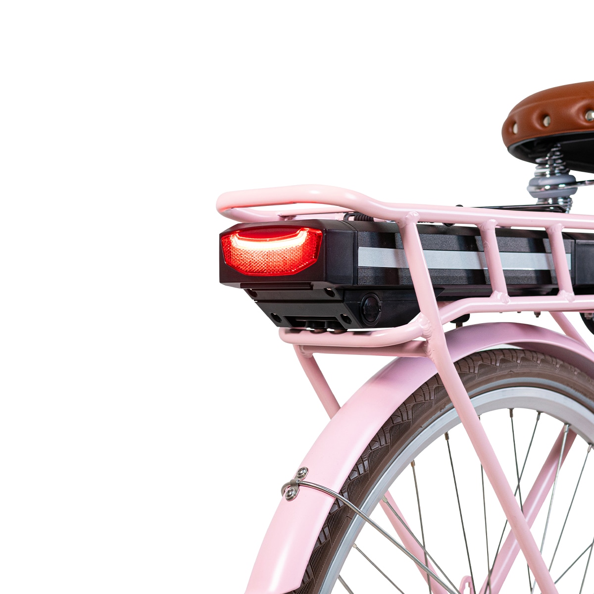 Stænkskærm til baghjul - Evobike Classic Pink