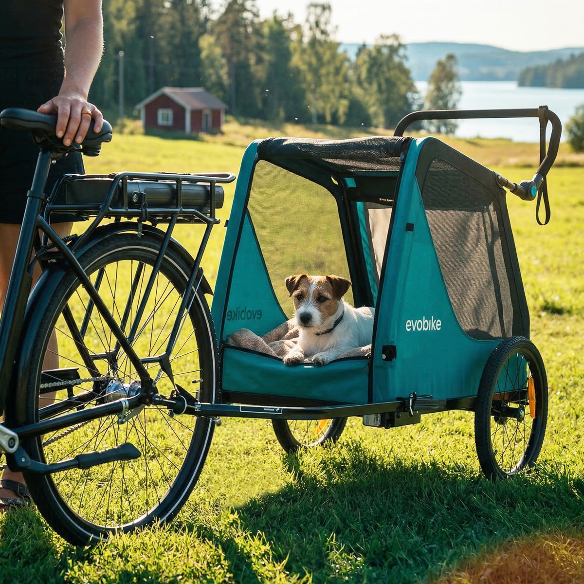 Cykeltrailer Evobike Djurö Dyrevogn
